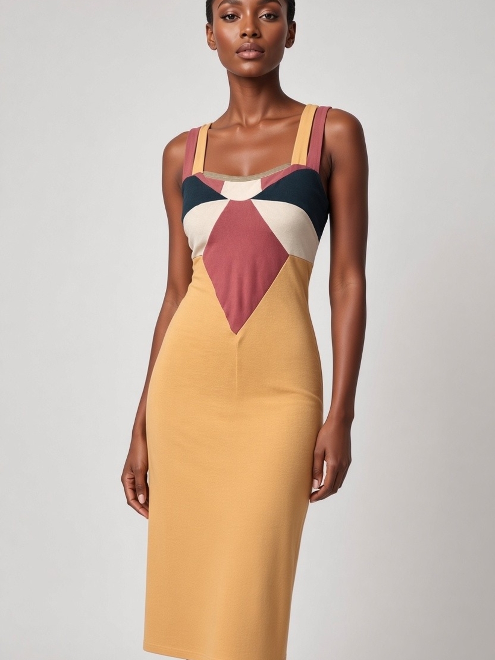 VPL Dune Color Insertion Dress